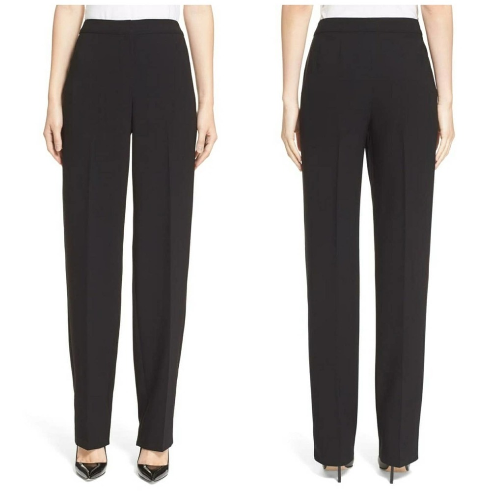 St. John Women's Emma Straight Leg Dress Pants 4